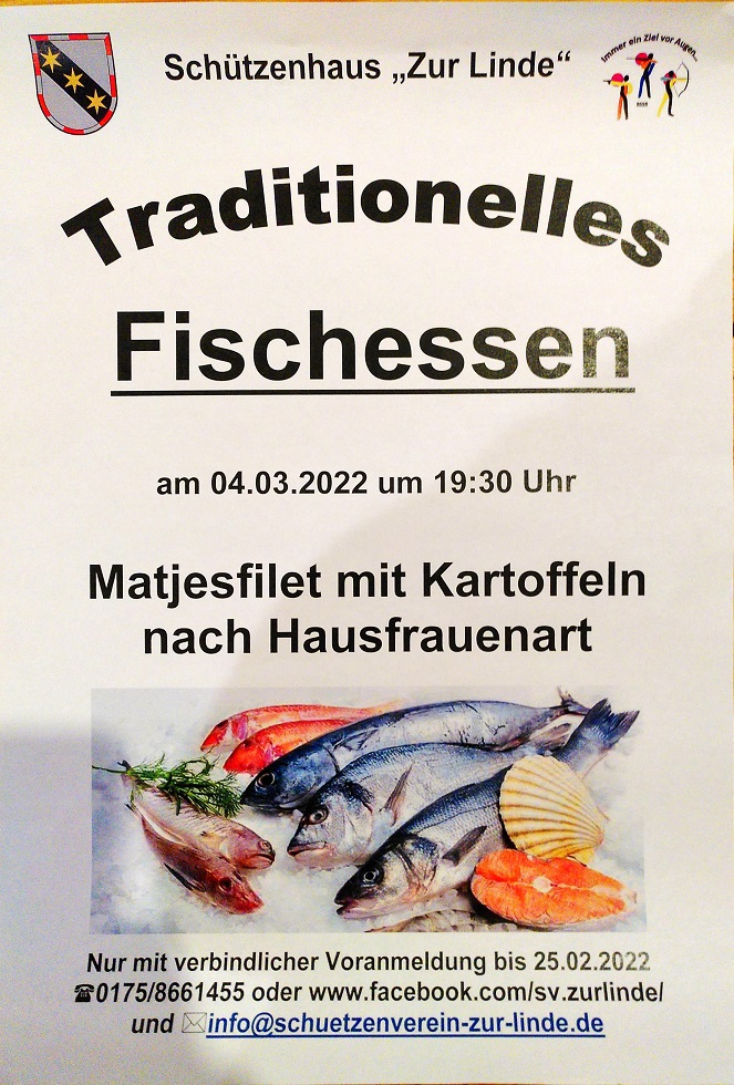 Traditionelles Fischessen